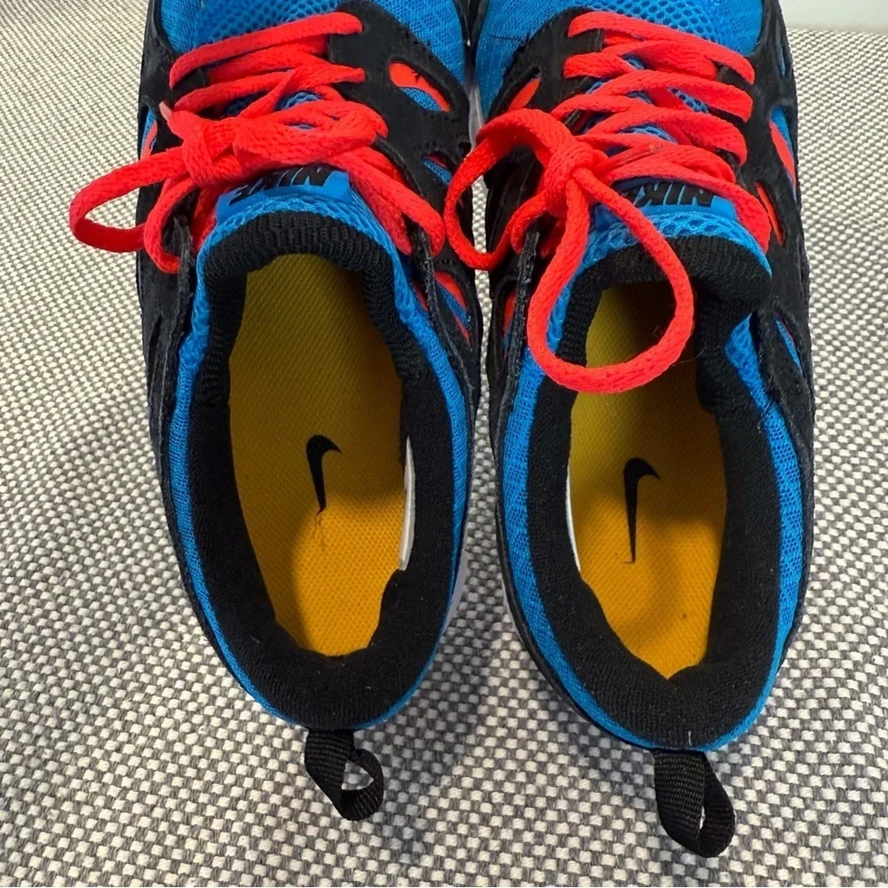 Unisex Nike Youth Free Run 2 Running Shoes Blue Orange Dx1788-001 Size 7Y